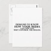 Ken Uw Media Briefkaart (Voorkant / Achterkant)