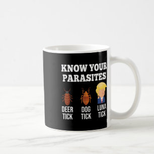 Ken uw parasieten Anti-Trump Funny Tick Resist Koffiemok
