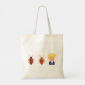 Ken Uw Parasieten Anti-Trump Luna Tick Resist.pn Tote Bag (Achterkant)