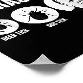 Ken uw parasieten herten teken hond Tick Funny Don Poster (Hoek)