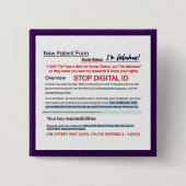 Ken uw rechten door RoseWrites Button (Voorkant)