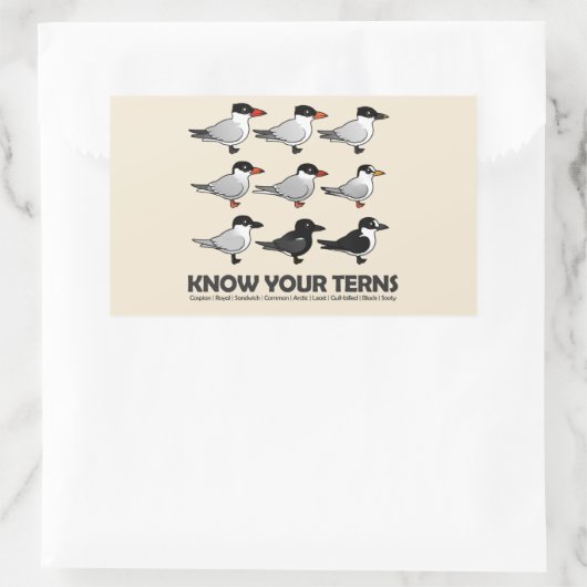 Ken Uw Termen Rechthoekige Sticker (Tas)