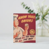 Ken Uw Uien -  Cartoon Briefkaart (Staand voorkant)