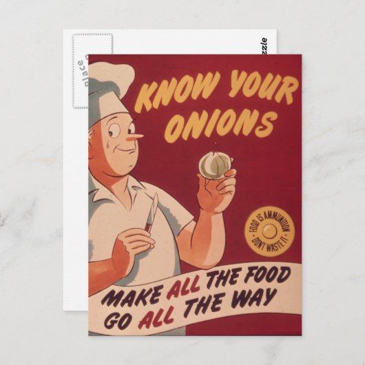 Ken Uw Uien -  Cartoon Briefkaart (Voorkant / Achterkant)