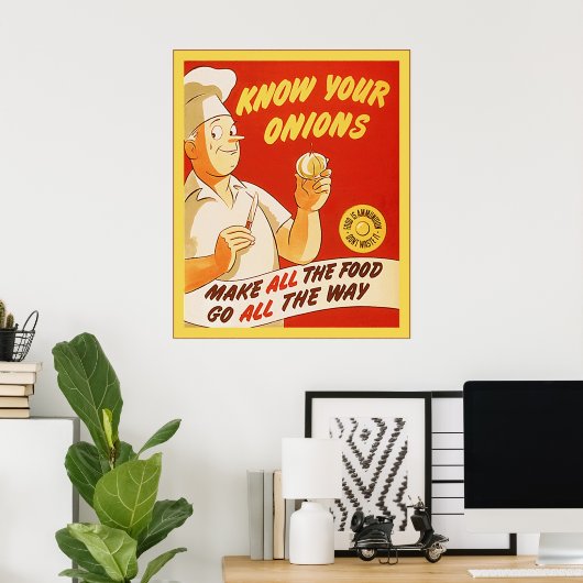 Ken Uw Uien ~ Poster WW2 van de V.S. (Thuiskantoor)