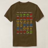 Ken Uw Waarschuwingslichten voor auto Mechanics Fu T-shirt (Design voorkant)