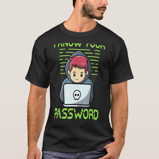 Ken Uw Wachtwoord T-shirt (Voorkant)