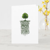 Ken uw wortels kaart (Gele Bloem)