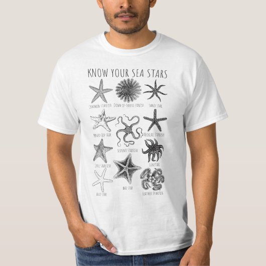 Ken uw Zee sterren - Starvisgroepen T-shirt (Voorkant)