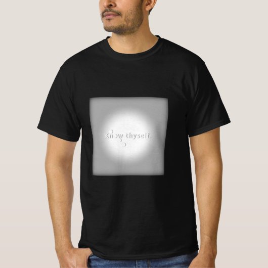 Ken uzelf - Socrates T-shirt (Voorkant)