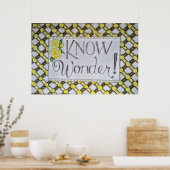 Ken Wonder! - Wanddecoratie Poster (Keuken)