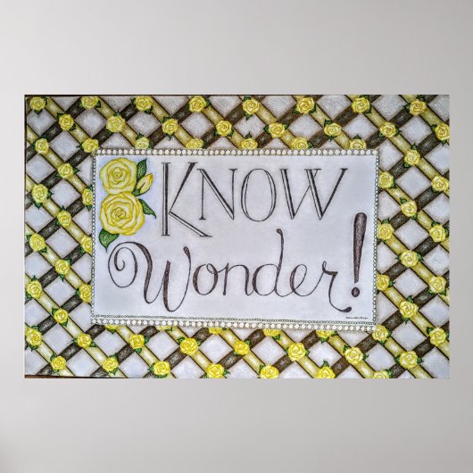 Ken Wonder! - Wanddecoratie Poster (Voorkant)