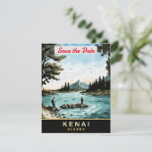 Kenai Alaska Bergmeer Trouw Uitnodiging (Staand voorkant)