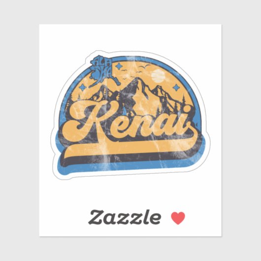 Kenai, Alaska Sticker (Vel)