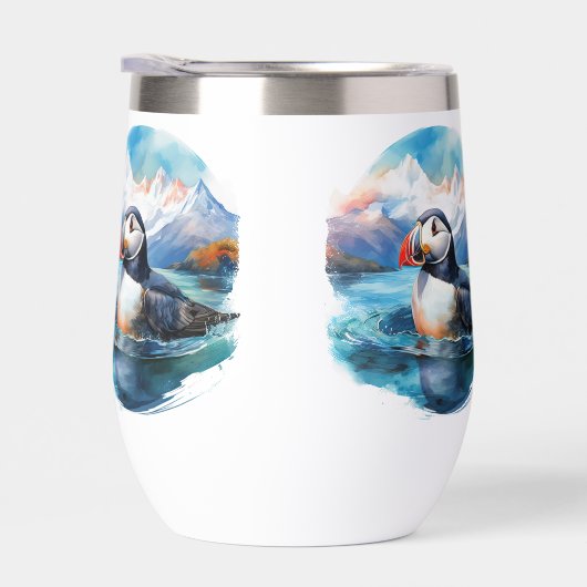 Kenai Fjords Alaska Puffin (Rechts)