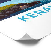 Kenai Fjords Alaska Reisprint Poster (Hoek)