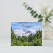 Kenai Fjords Besneeuwde Bergen Dank je wel Briefkaart (Staand voorkant)