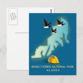 Kenai Fjords Nationaal Park Alaska Briefkaart (Voorkant / Achterkant)