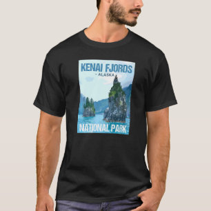 Kenai Fjords Nationaal Park Alaska Poster T-shirt