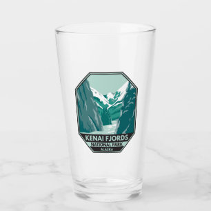 Kenai Fjords Nationaal Park Alaska Vintage Glas