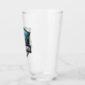 Kenai Fjords Nationaal Park Illustratie Retro Art Glas (Links)