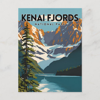 Kenai Fjords Nationaal Park Reizen Briefkaart