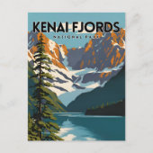 Kenai Fjords Nationaal Park Reizen Briefkaart (Voorkant)