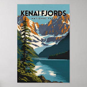 Kenai Fjords Nationaal Park Reizen Poster