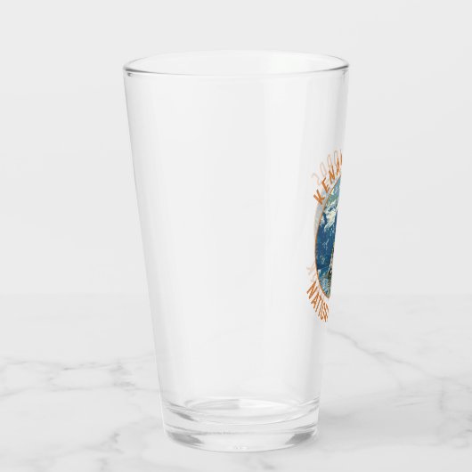 Kenai Fjords Nationaal Park Retro Distressed Circl Glas (Rechts)