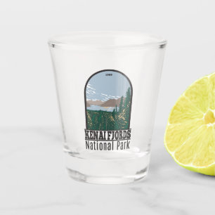 Kenai Fjords Nationaal Park Skilak Vintage Shot Glas