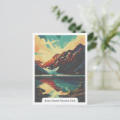 Kenai Fjords National Park, Alaska, Verenigde Stat Briefkaart (Staand voorkant)