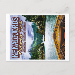 KENAI FJORDS NATIONAL PARK - ALASKA VERENIGDE STAT BRIEFKAART