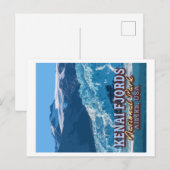 KENAI FJORDS NATIONAL PARK - ALASKA VERENIGDE STAT BRIEFKAART (Voorkant / Achterkant)