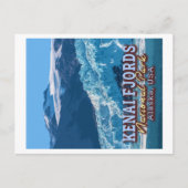 KENAI FJORDS NATIONAL PARK - ALASKA VERENIGDE STAT BRIEFKAART (Voorkant)