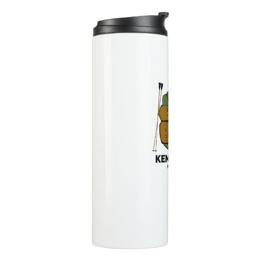 Kenai Fjords National Park Backpack Thermosbeker (Gedraaid links)