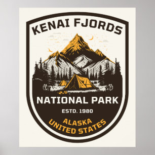 Kenai Fjords National Park Buitenleven en Natuur Poster