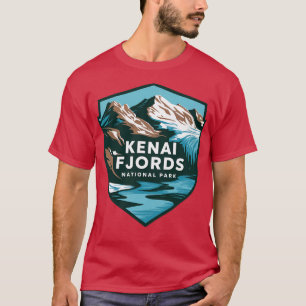 Kenai Fjords National Park Embleem T-shirt