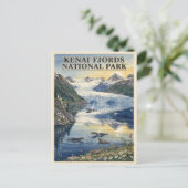 Kenai Fjords National Park Gletsjer Briefkaart (Staand voorkant)
