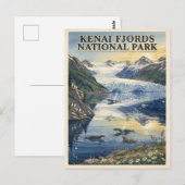 Kenai Fjords National Park Gletsjer Briefkaart (Voorkant / Achterkant)