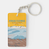 Kenai Fjords National Park met dubbelzijdige hulp Sleutelhanger (achterkant)