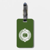 Kenai Fjords National Park Sun Trees Bagagelabel (Achterkant verticaal)