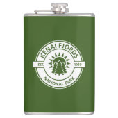 Kenai Fjords National Park Sun Trees Heupfles (Voorkant)