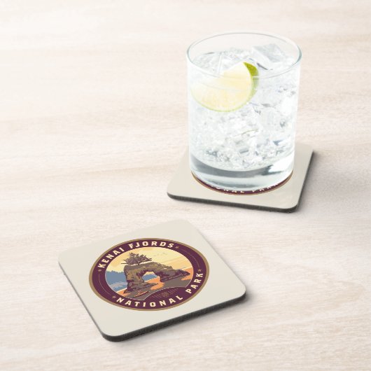 Kenai Fjords National Parks Bier Onderzetter (Rechterzijde)