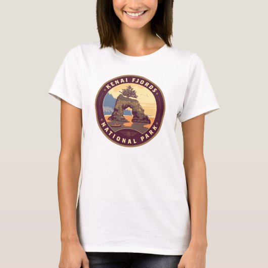 Kenai Fjords National Parks T-shirt (Voorkant)