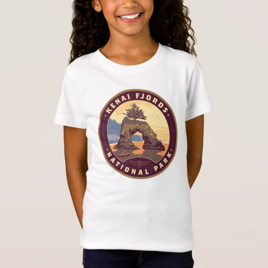 Kenai Fjords National Parks T-shirt (Voorkant)