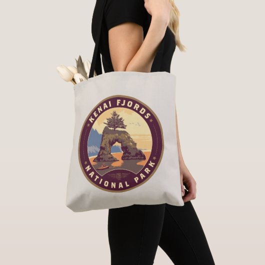 Kenai Fjords National Parks Tote Bag (Dichtbij)
