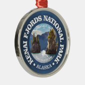 Kenai Fjords NP2 Metalen Ornament (Rechts)