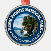 Kenai Fjords NP Metalen Ornament (Voorkant)