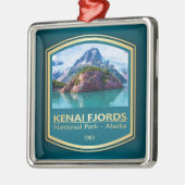 Kenai Fjords NP (PF1) Metalen Ornament (Links)