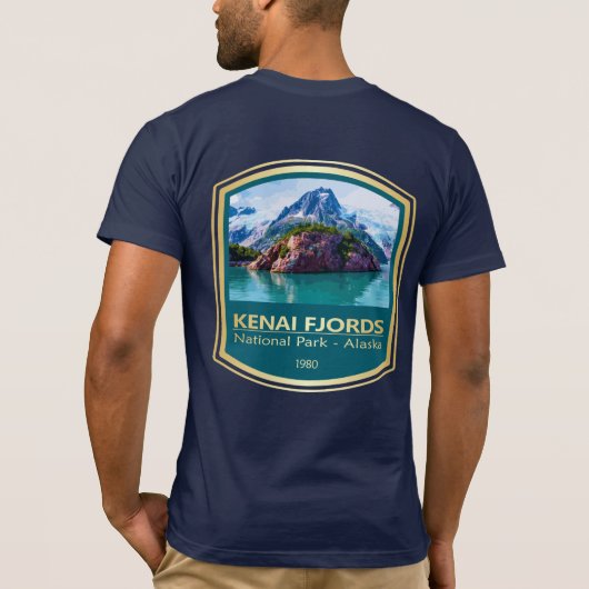 Kenai Fjords NP (PF1) T-shirt (Achterkant)